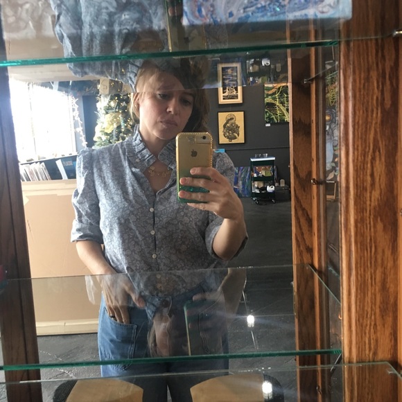 Sezane floral button down shirt - Picture 2 of 6